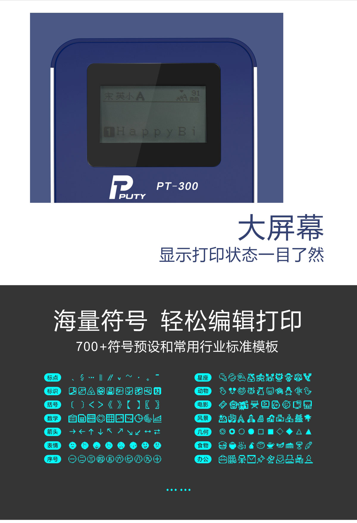 PT-300標簽打印機